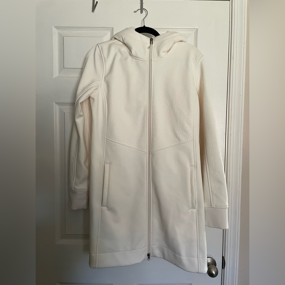 Calia by Carrie Underwood NWT Women's size Medium Cream Hooded Winter Jacket